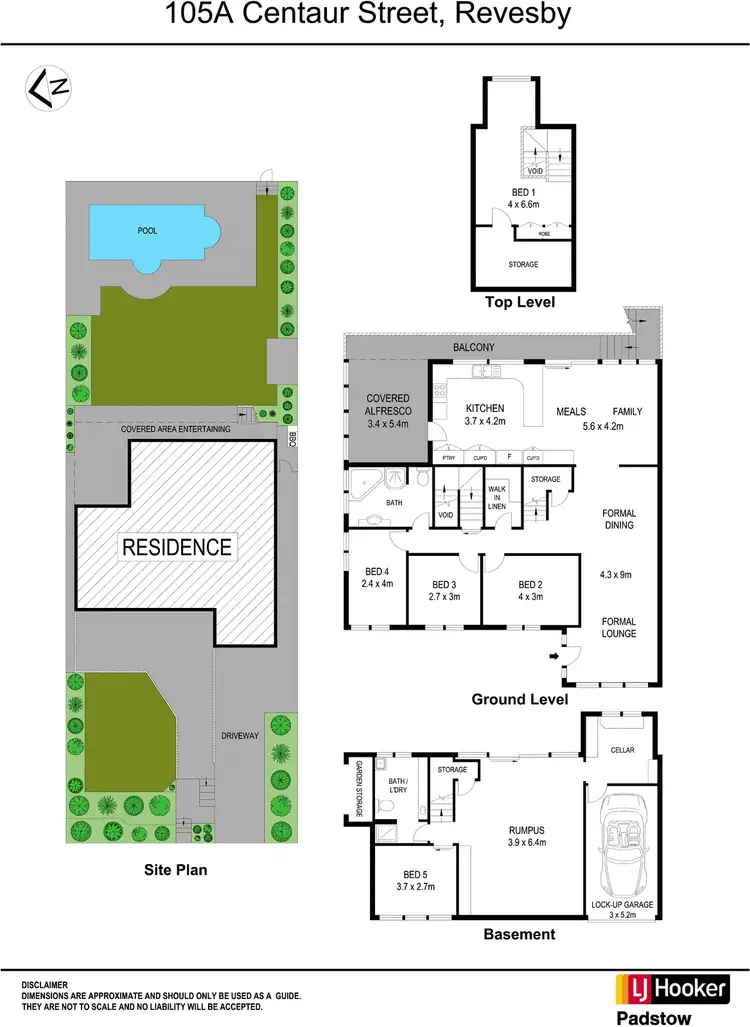 Floorplan of Homely house listing, 105a Centaur Street, Revesby NSW 2212