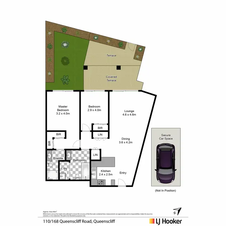 Floorplan of Homely apartment listing, 110/168 Queenscliff Road, Queenscliff NSW 2096