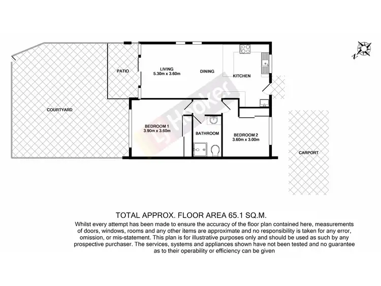 Floorplan of Homely unit listing, 1/16 Silkwood Street, Algester QLD 4115