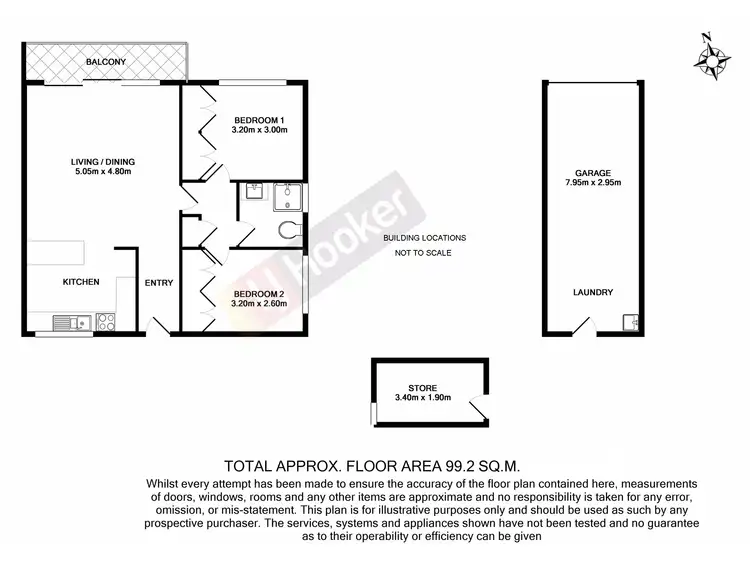 Floorplan of Homely townhouse listing, 5/31 Capparis Street, Algester QLD 4115