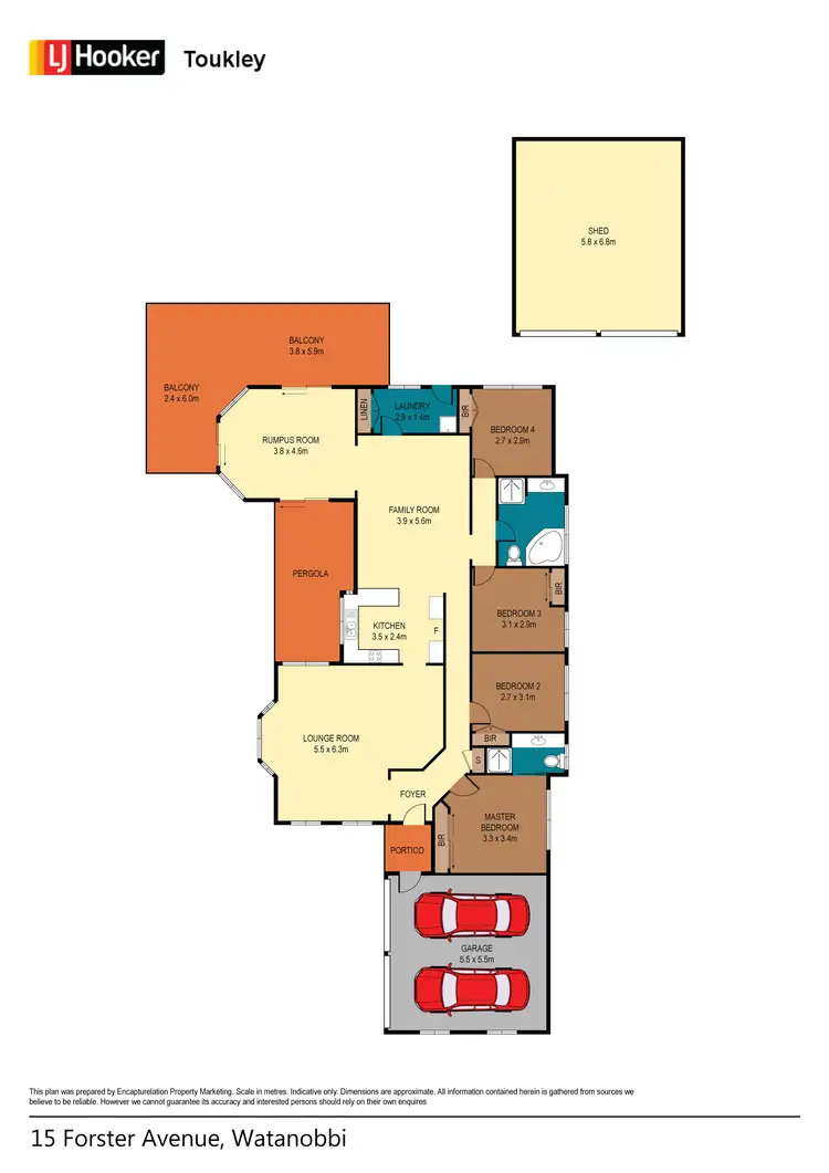 Floorplan of Homely house listing, 15 Forster Avenue, Watanobbi NSW 2259