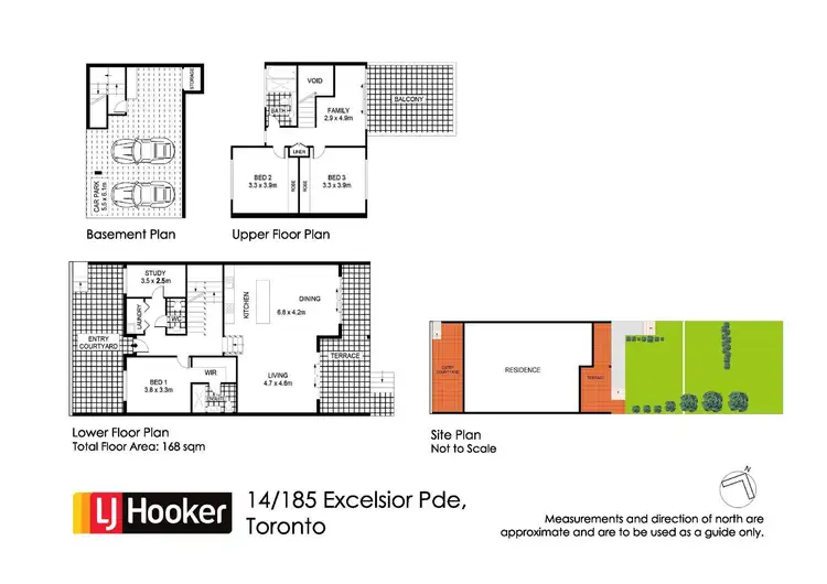 Floorplan of Homely townhouse listing, 14/185 Excelsior Parade, Toronto NSW 2283