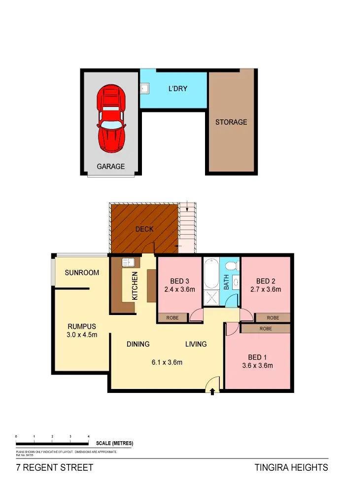 Floorplan of Homely house listing, 7 Regent Street, Tingira Heights NSW 2290