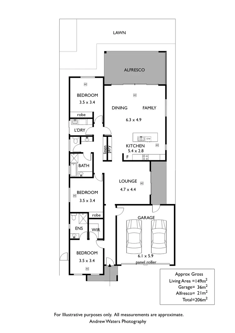 Floorplan of Homely house listing, 49 Palm Avenue, Royal Park SA 5014
