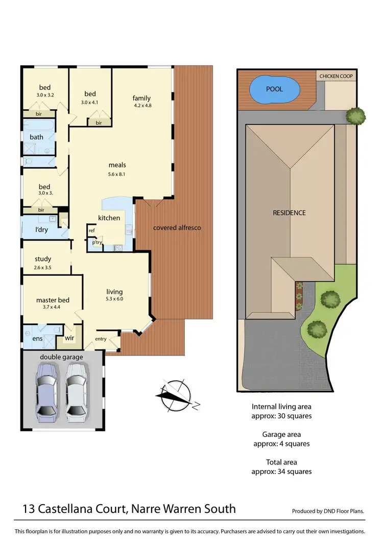 Floorplan of Homely house listing, 13 Castellana Court, Narre Warren South VIC 3805