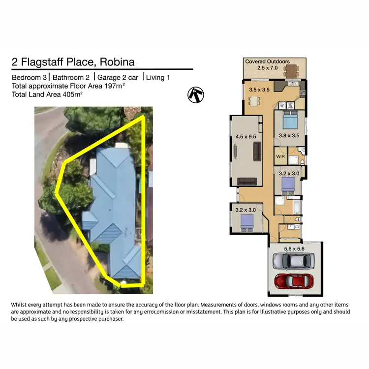 Floorplan of Homely house listing, 2 Flagstaff Place, Robina QLD 4226