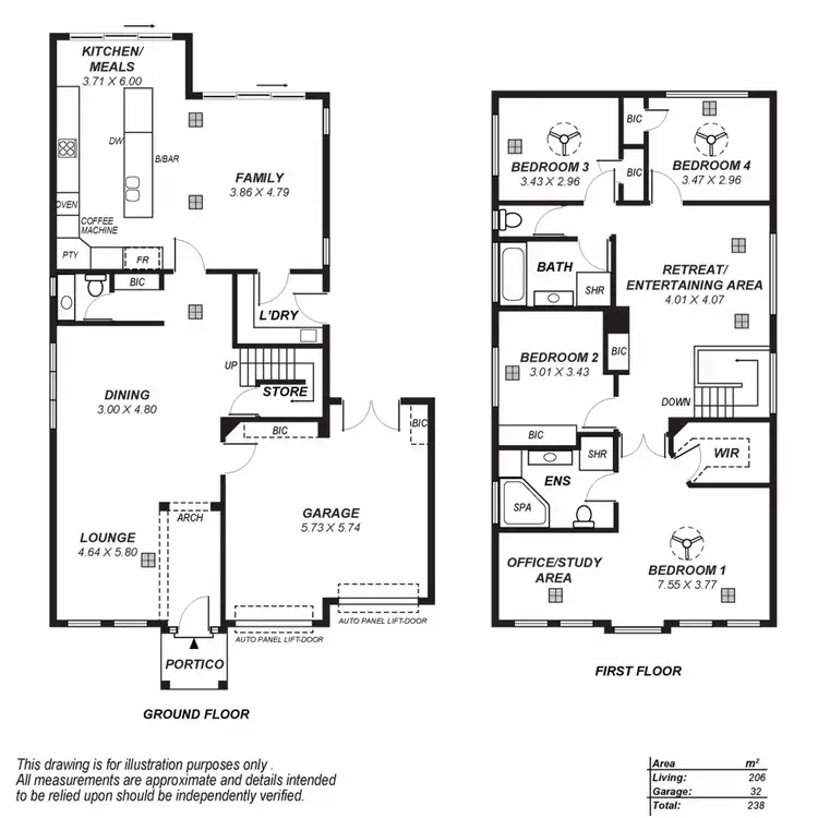 Floorplan of Homely house listing, 5 Winchester Street, Highgate SA 5063