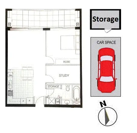 Floorplan of Homely unit listing, 1603/43 Shoreline Drive, Rhodes NSW 2138