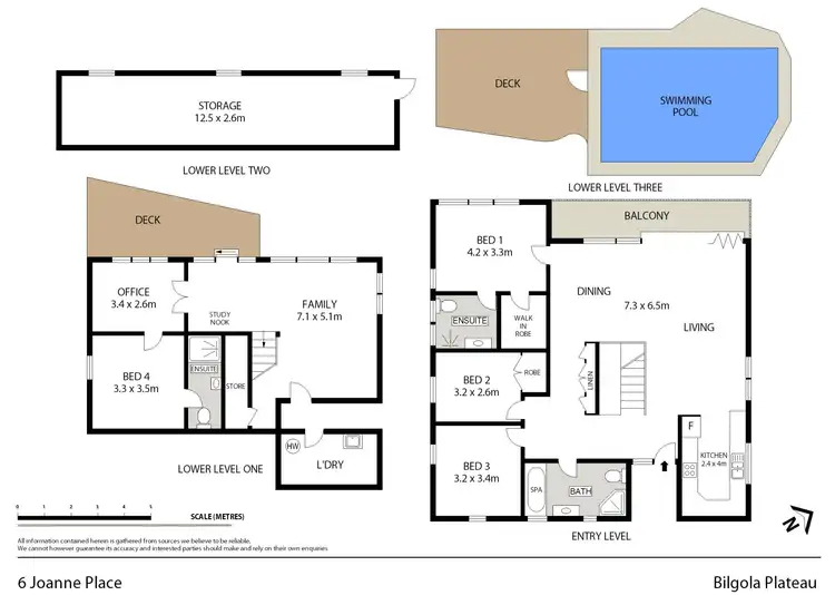 Floorplan of Homely house listing, 6 Joanne Place, Bilgola Plateau NSW 2107