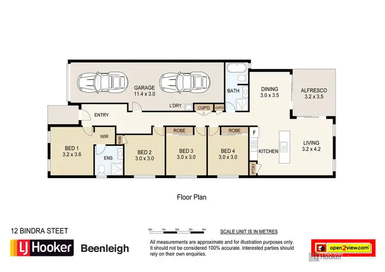 Floorplan of Homely house listing, 12 Bindra Street, Holmview QLD 4207