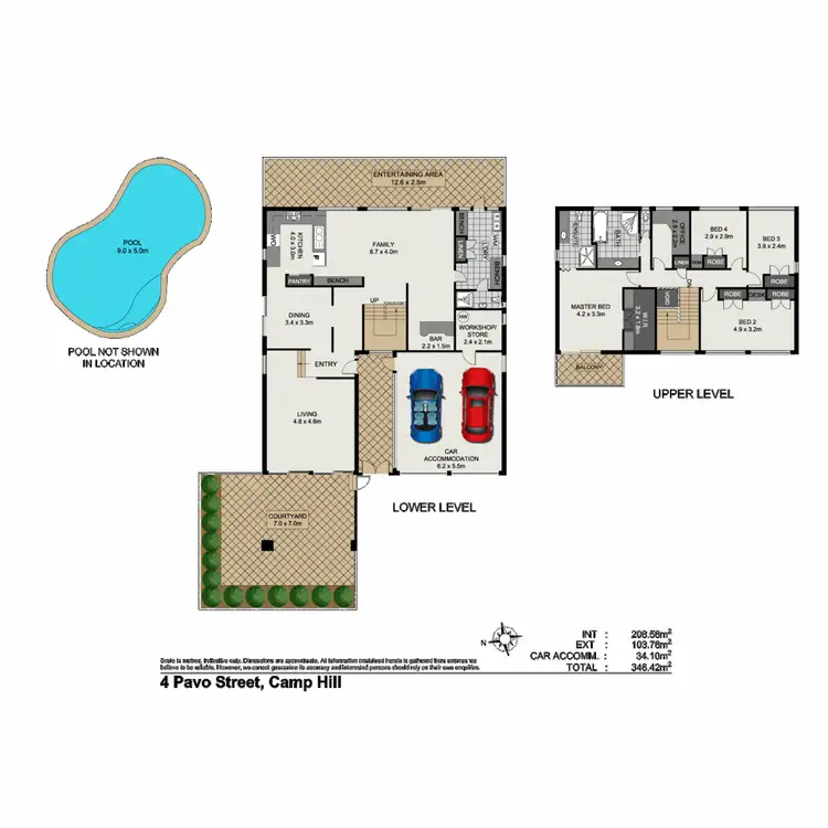 Floorplan of Homely house listing, 4 Pavo Street, Camp Hill QLD 4152
