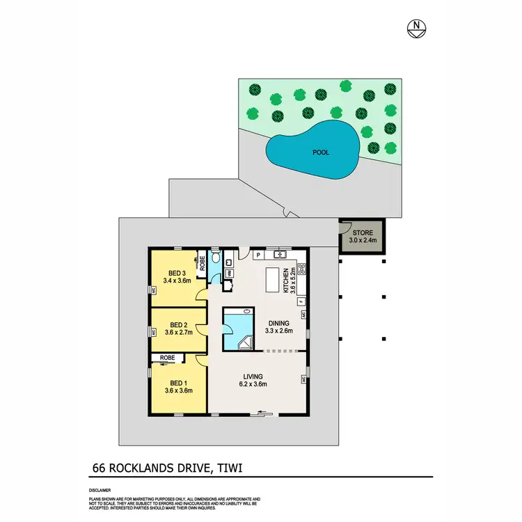 Floorplan of Homely house listing, 66 Rocklands Drive, Tiwi NT 810