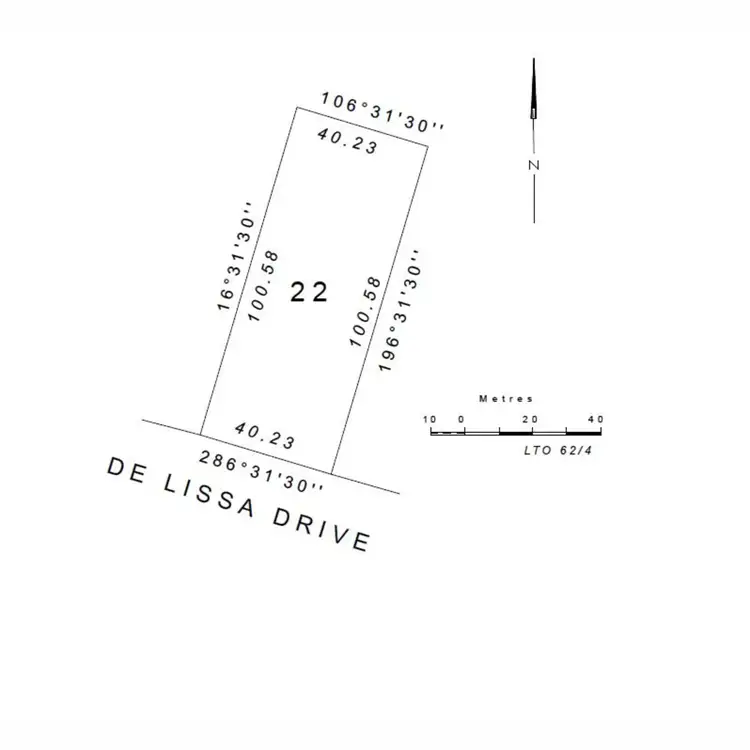 Floorplan of Homely land listing, 11 De Lissa Drive, Wagait Beach NT 822