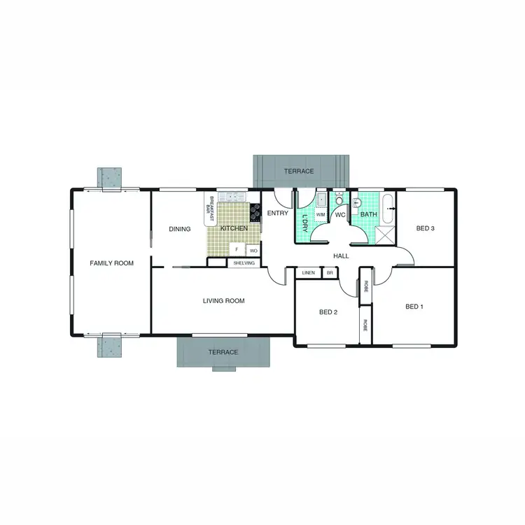 Floorplan of Homely house listing, 13 Meiklejohn Place, Flynn ACT 2615
