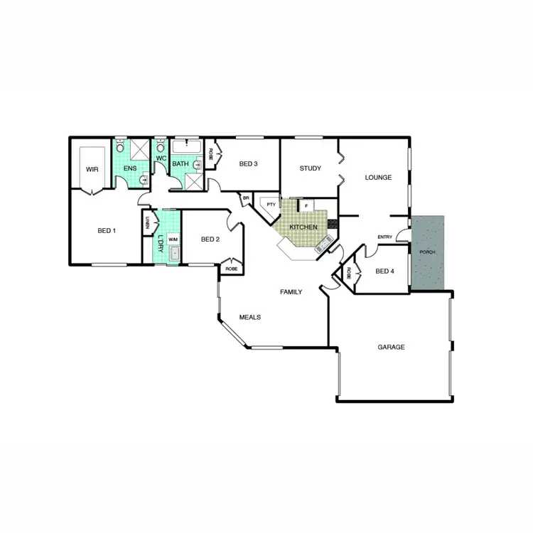 Floorplan of Homely house listing, 35 Traeger Street, Dunlop ACT 2615