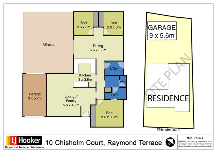 Floorplan of Homely house listing, 10 Chisholm Court, Raymond Terrace NSW 2324