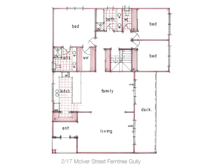 Floorplan of Homely house listing, 2/17 McIver Street, Ferntree Gully VIC 3156