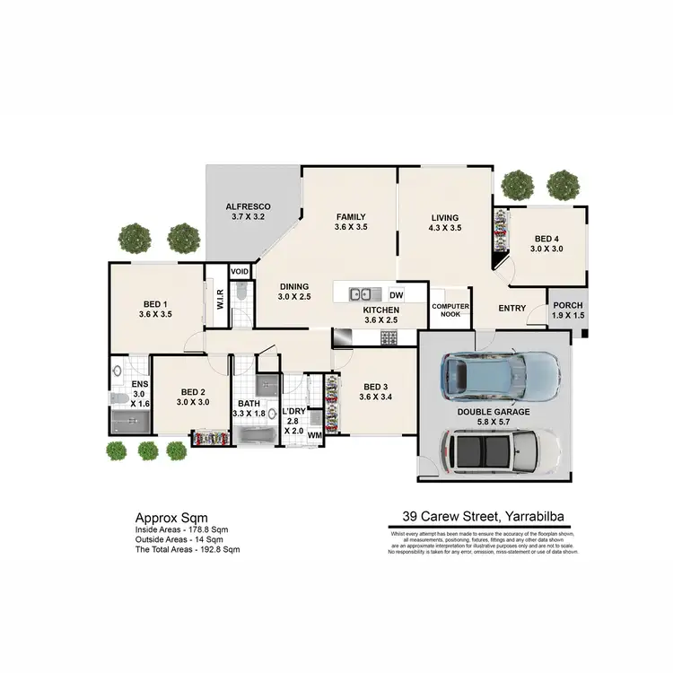 Floorplan of Homely house listing, 39 Carew Street, Yarrabilba QLD 4207