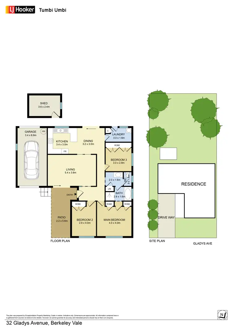 Floorplan of Homely house listing, 32 Gladys Ave, Berkeley Vale NSW 2261
