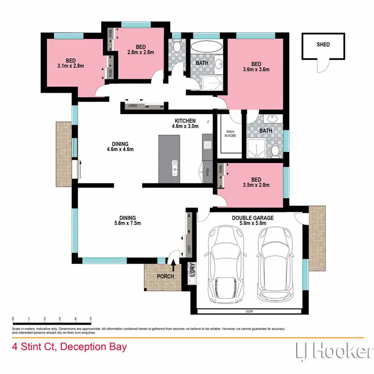 Floorplan of Homely house listing, 4 Stint Court, Deception Bay QLD 4508