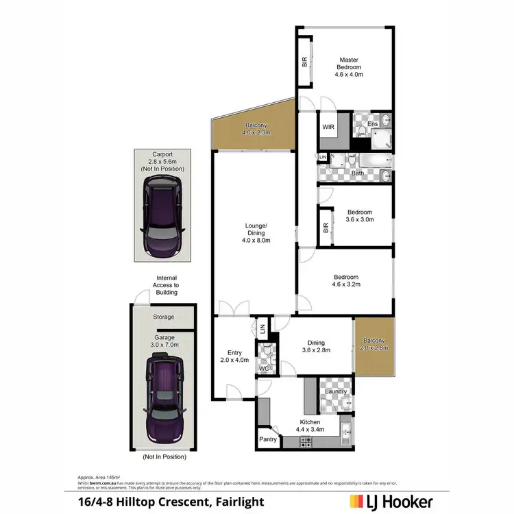 Floorplan of Homely apartment listing, 16/4-8 Hilltop Crescent, Fairlight NSW 2094