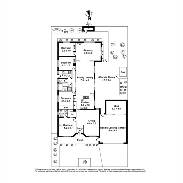 Floorplan of Homely house listing, 4 Jasper Street, Point Cook VIC 3030