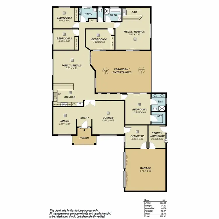 Floorplan of Homely house listing, 2 Mark Avenue, Craigmore SA 5114