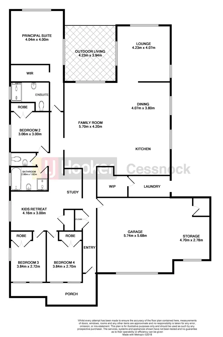 Floorplan of Homely house listing, 11 Dunnett Avenue, North Rothbury NSW 2335