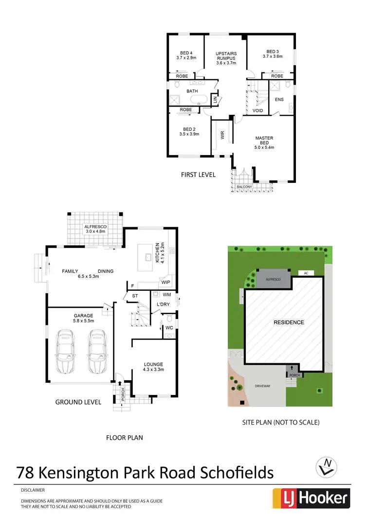 Floorplan of Homely house listing, 78 Kensington Park Road, Schofields NSW 2762
