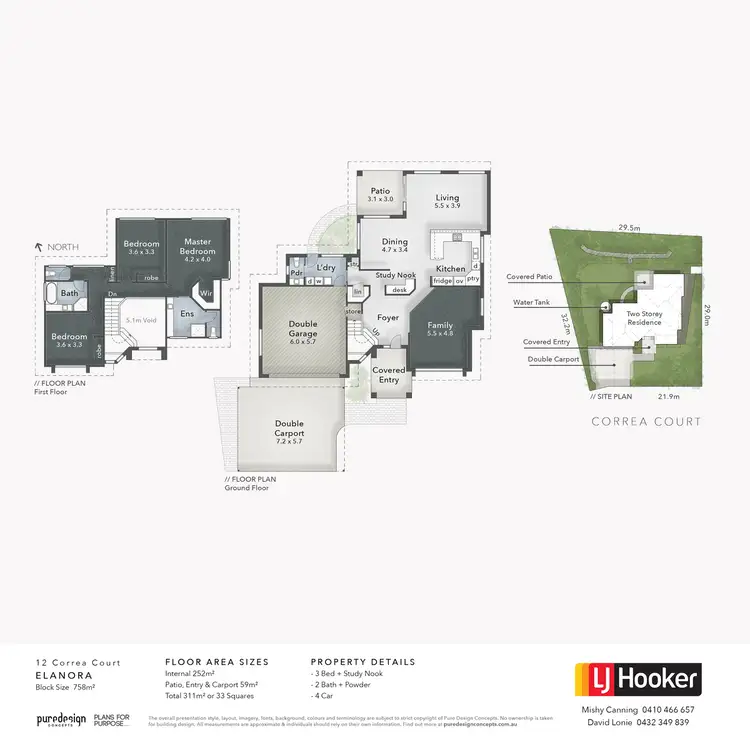 Floorplan of Homely house listing, 12 Correa Court, Elanora QLD 4221
