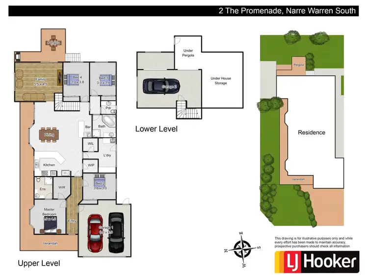 Floorplan of Homely house listing, 2 The Promenade, Narre Warren South VIC 3805