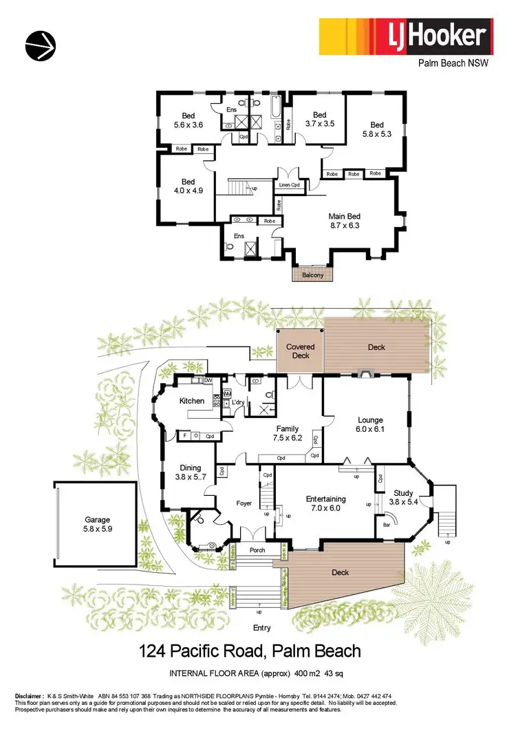Floorplan of Homely house listing, 124 Pacific Road, Palm Beach NSW 2108