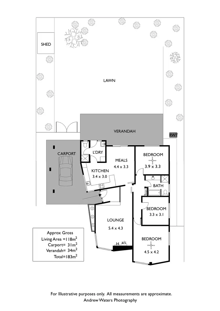 Floorplan of Homely house listing, 3 Hazel Grove, Semaphore Park SA 5019