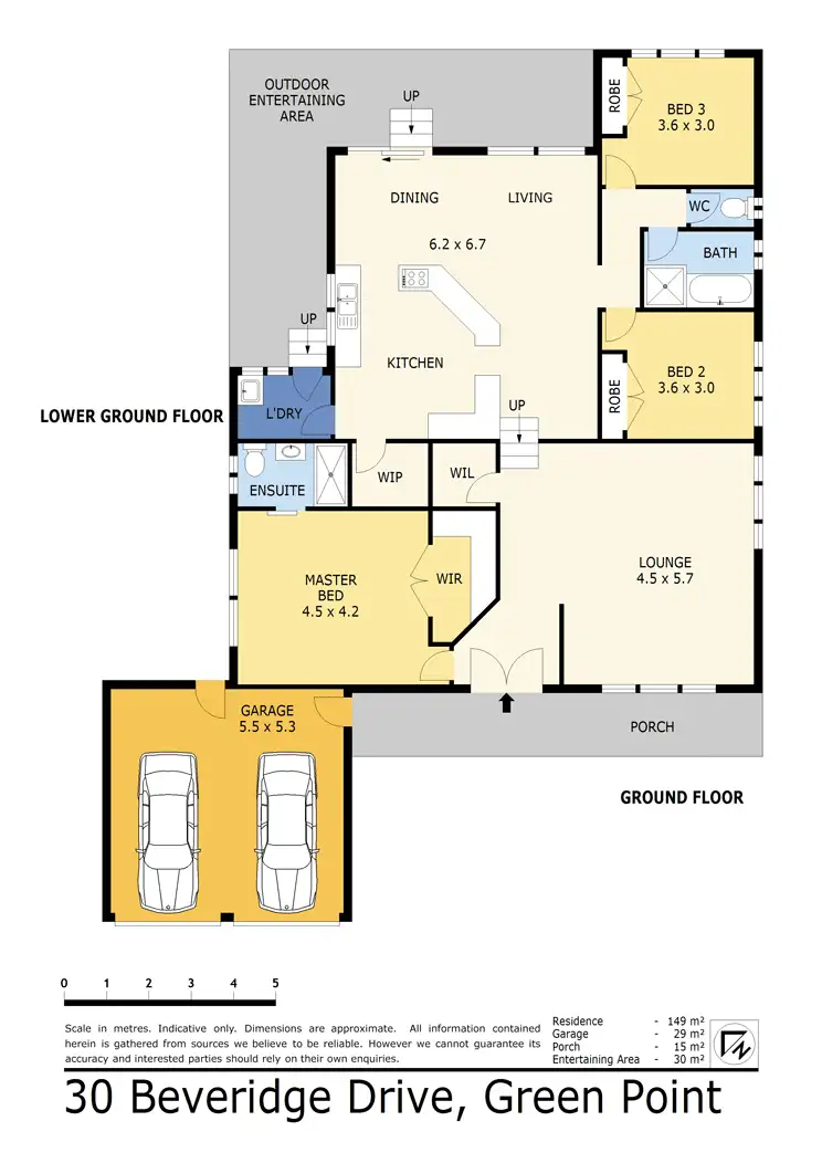 Floorplan of Homely house listing, 30 Beveridge Drive, Green Point NSW 2251
