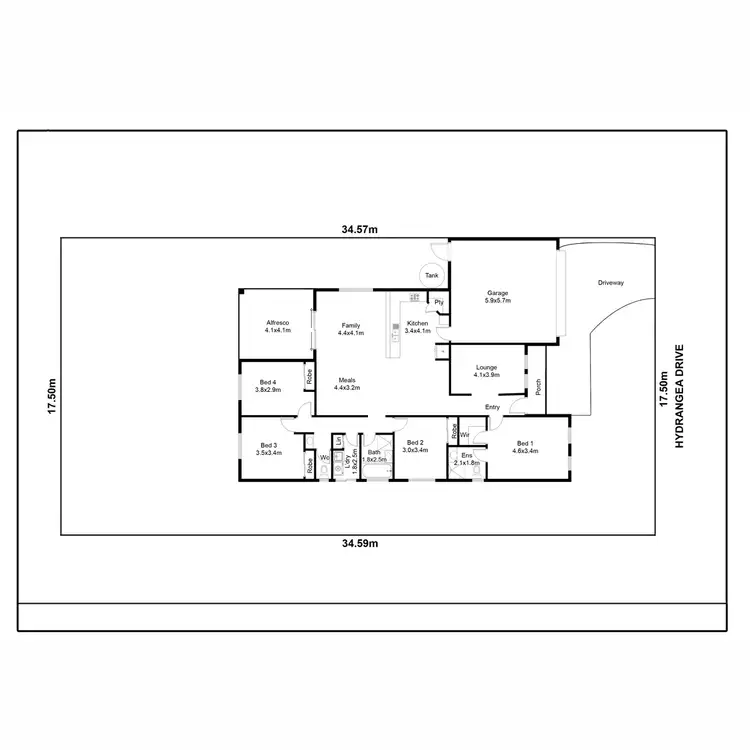 Floorplan of Homely house listing, 31 Hydrangea Drive, Point Cook VIC 3030