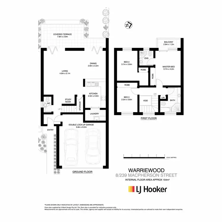Floorplan of Homely townhouse listing, 8/239 Macpherson Street, Warriewood NSW 2102