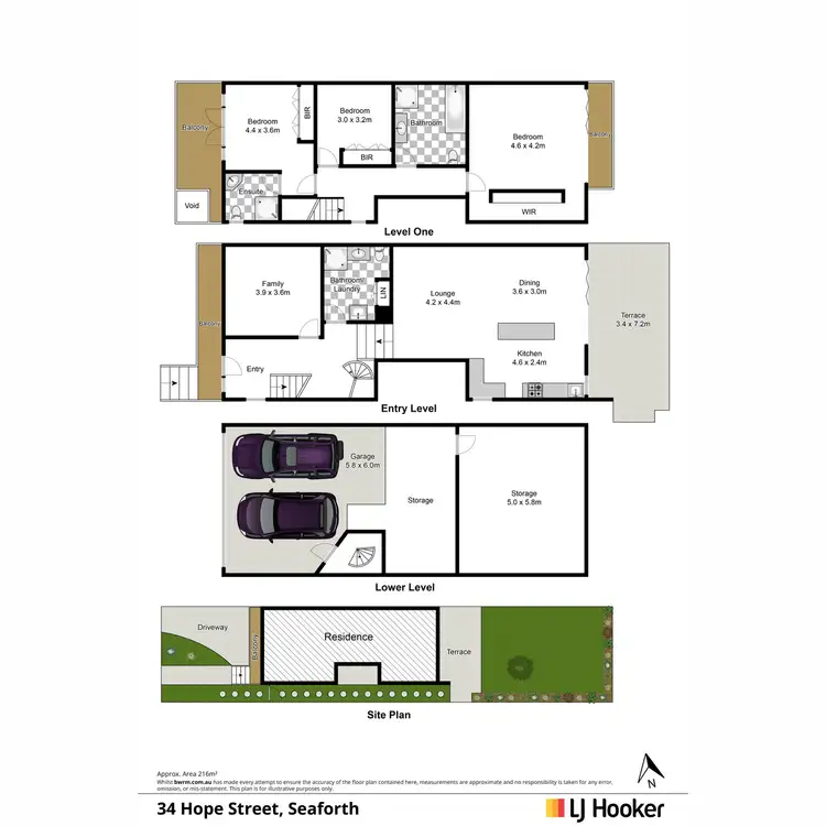 Floorplan of Homely house listing, 34 Hope Street, Seaforth NSW 2092