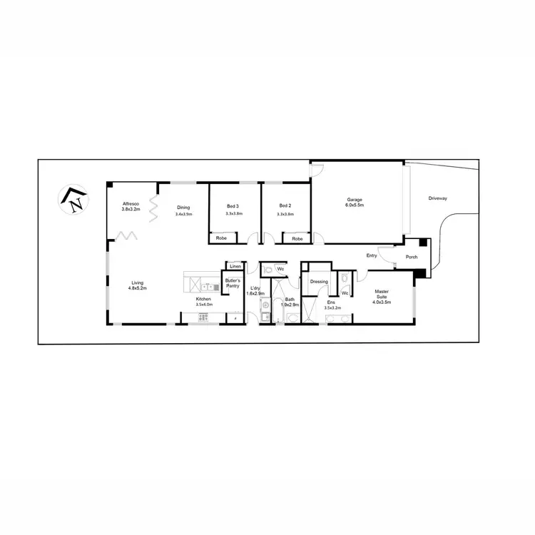 Floorplan of Homely house listing, 21 Jansar Street, Point Cook VIC 3030