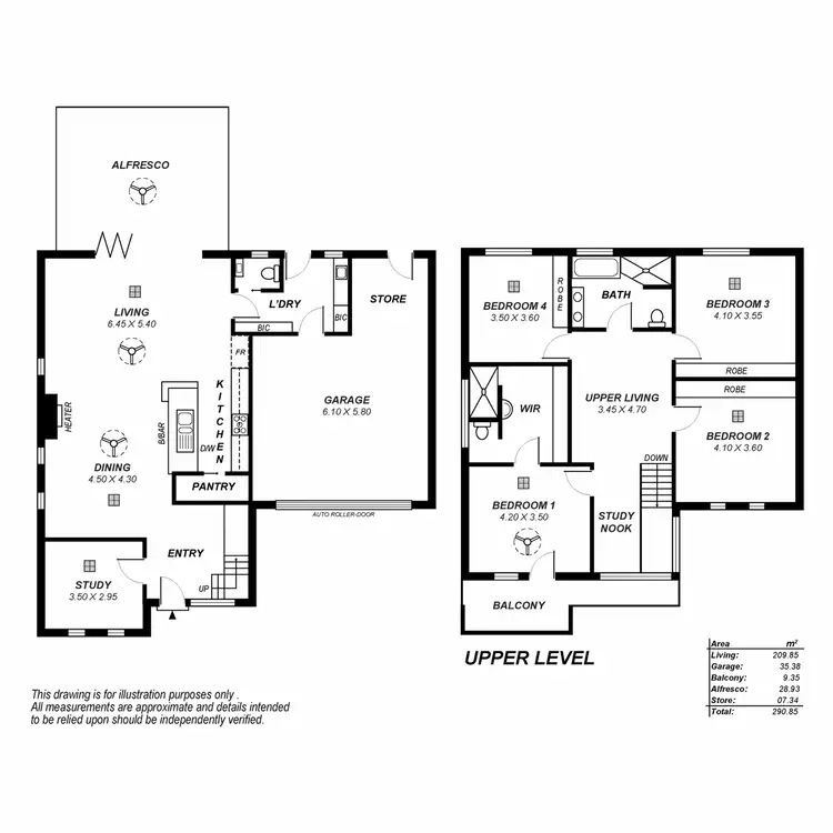 Floorplan of Homely house listing, 1A Blamey Avenue, Broadview SA 5083
