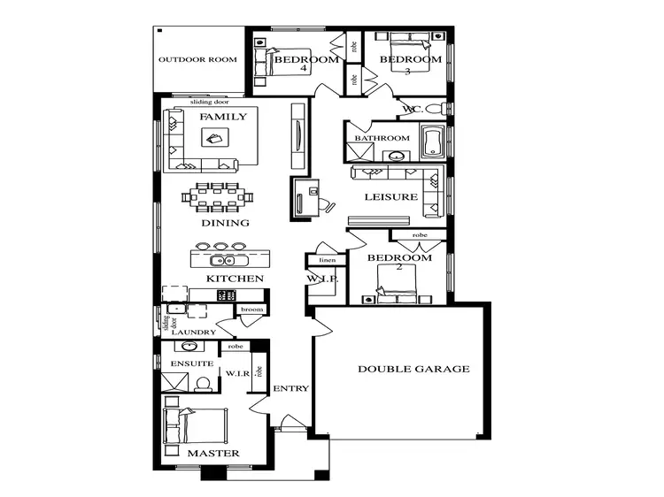 Floorplan of Homely house listing, 11 Flaxlily Court, Bairnsdale VIC 3875