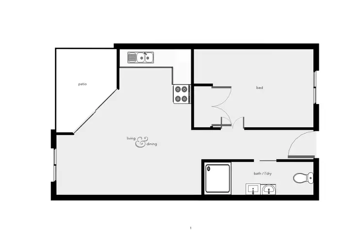 Floorplan of Homely unit listing, 26/40-42 Moody Street, Manoora QLD 4870
