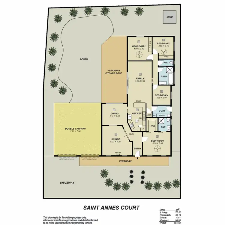 Floorplan of Homely house listing, 11 St Annes Court, Wynn Vale SA 5127