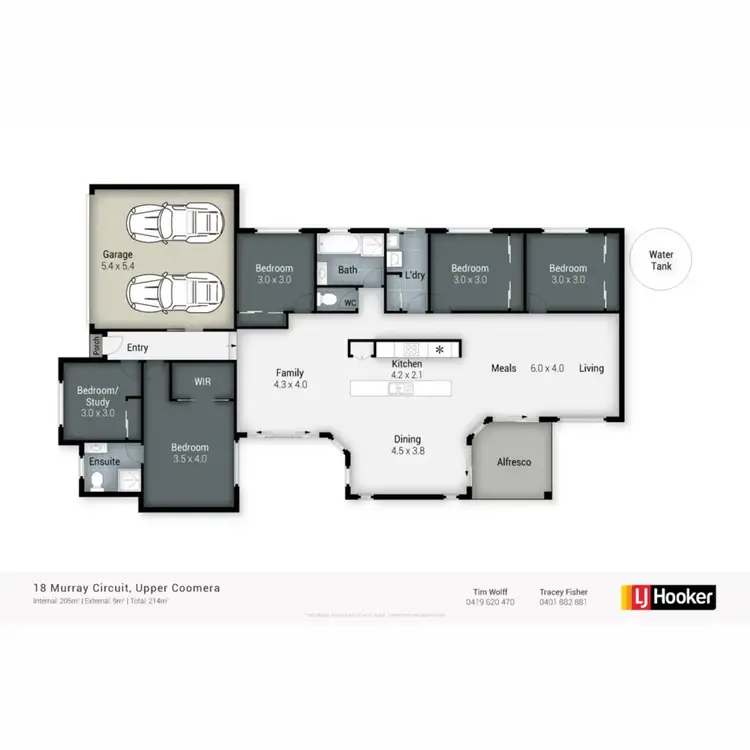 Floorplan of Homely house listing, 18 Murray Circuit, Upper Coomera QLD 4209