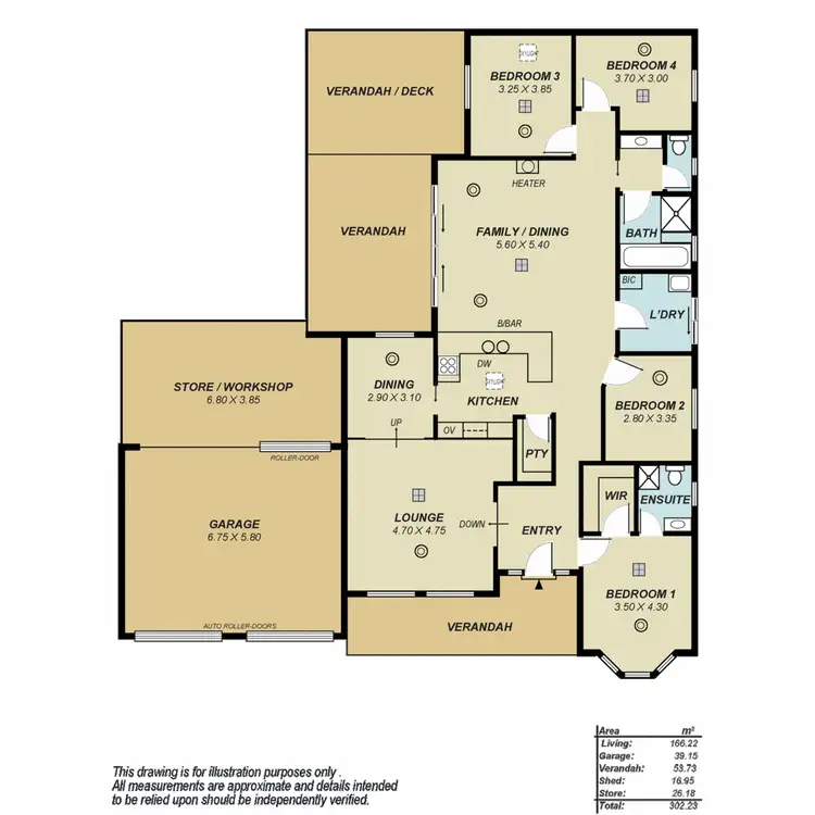 Floorplan of Homely house listing, 17 Tongariro Street, Greenwith SA 5125
