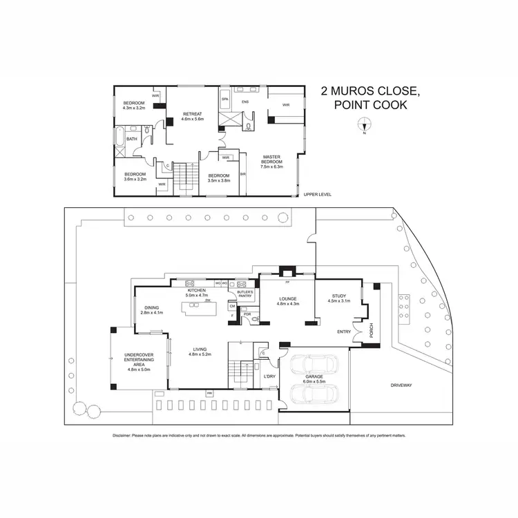 Floorplan of Homely house listing, 2 Muros Close, Point Cook VIC 3030