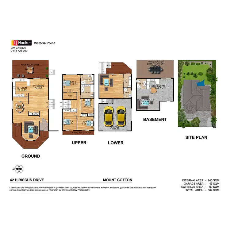 Floorplan of Homely house listing, 42 Hibiscus Drive, Mount Cotton QLD 4165