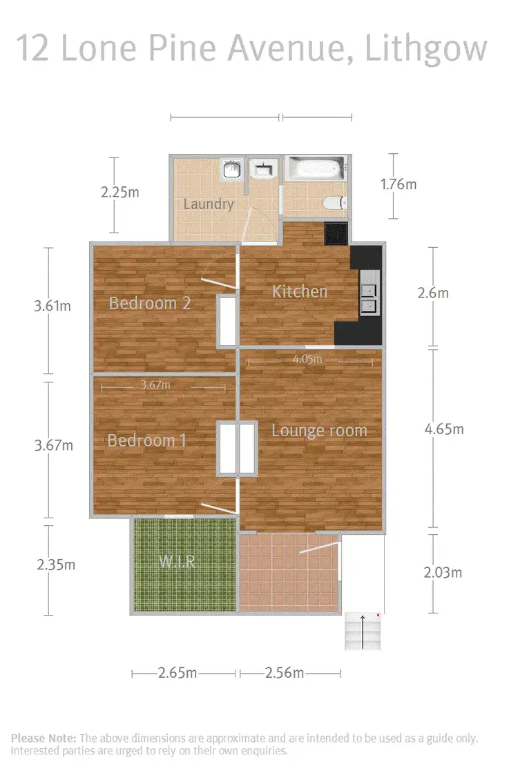 Floorplan of Homely house listing, 12 Lone Pine Avenue, Lithgow NSW 2790