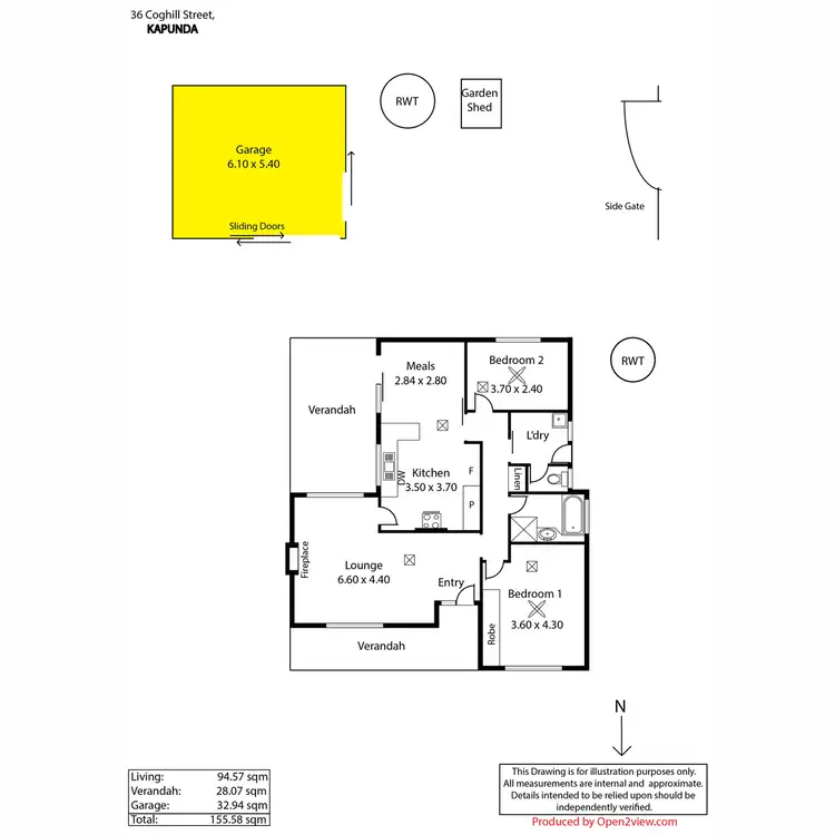Floorplan of Homely house listing, 36 Coghill Street, Kapunda SA 5373
