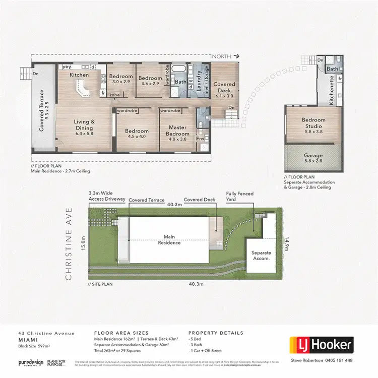Floorplan of Homely house listing, 43 Christine Avenue, Miami QLD 4220