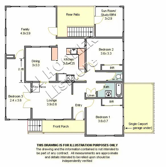 Floorplan of Homely house listing, 23 Fermoy Avenue, Lismore NSW 2480